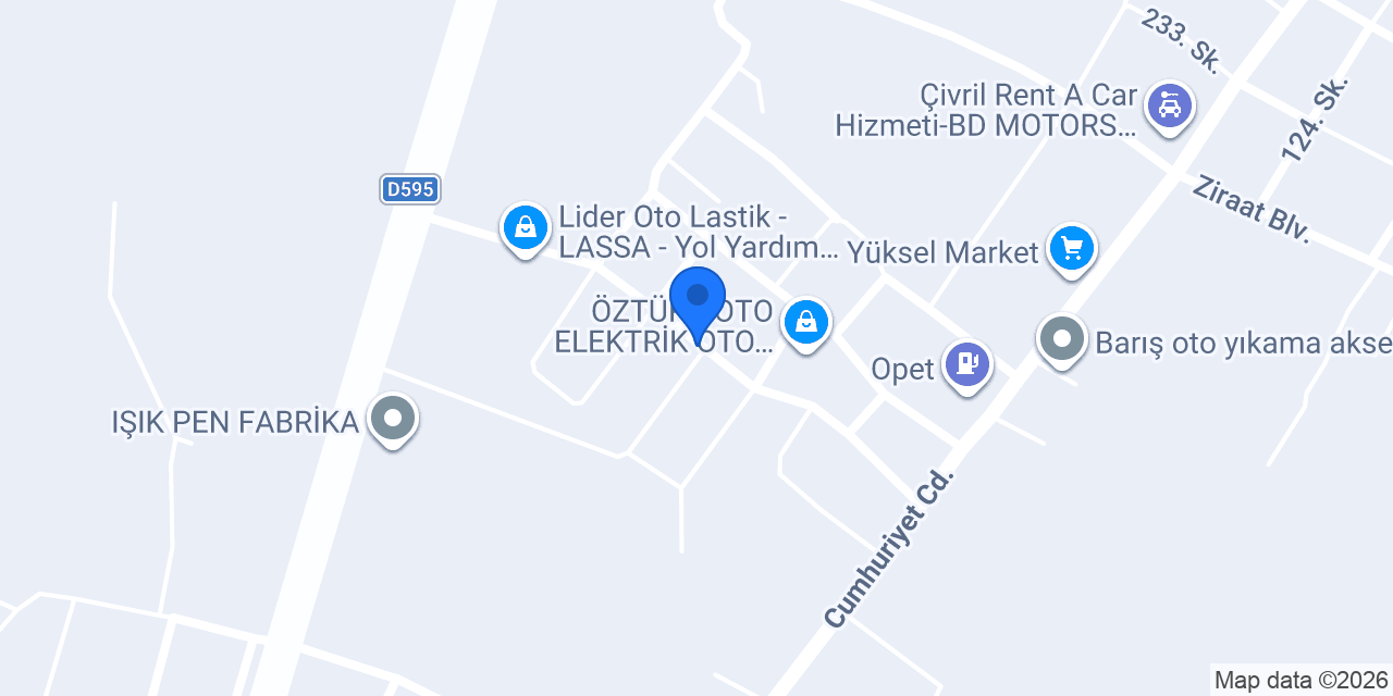 Hasanoğlu Oto Kaporta konumu