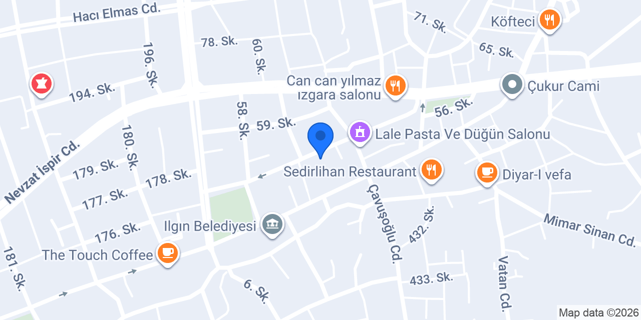Arife Çetin Çocuk Akademisi konumu