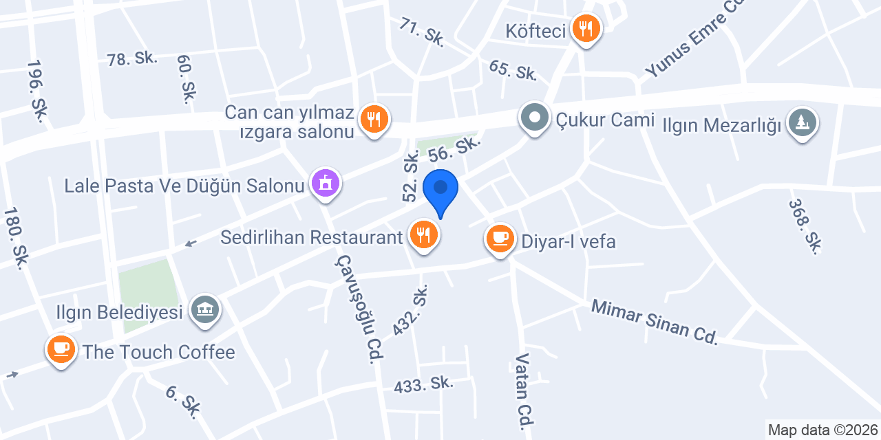 ARASTA CAFE RESTORANT konumu