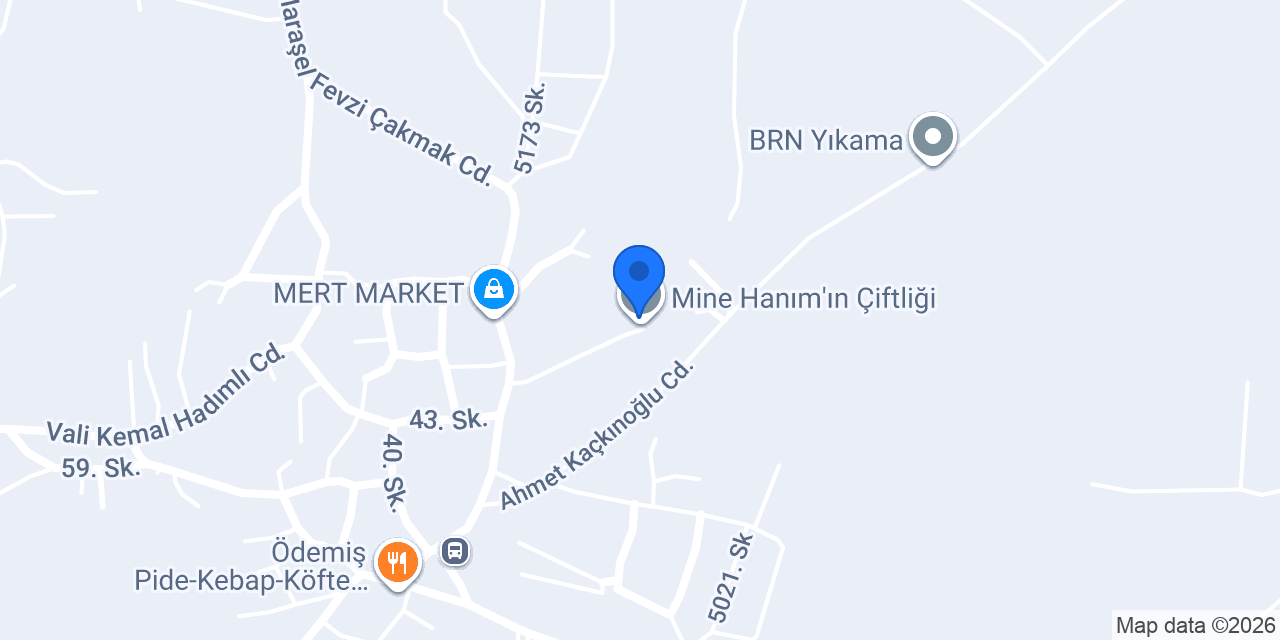 Mine Hanım'ın Çiftliği konumu