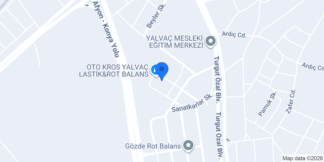 Sarıoğlu Rot & Balans konumu