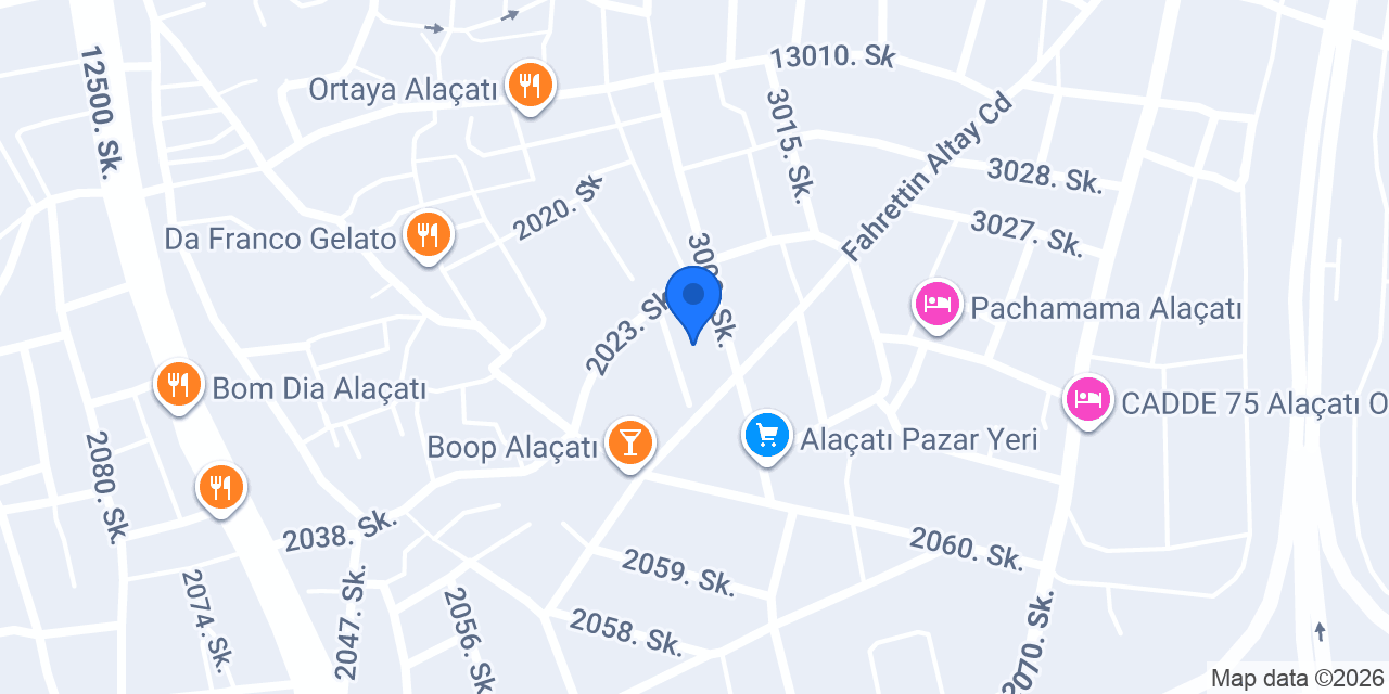 Alatat Alaçatı konumu