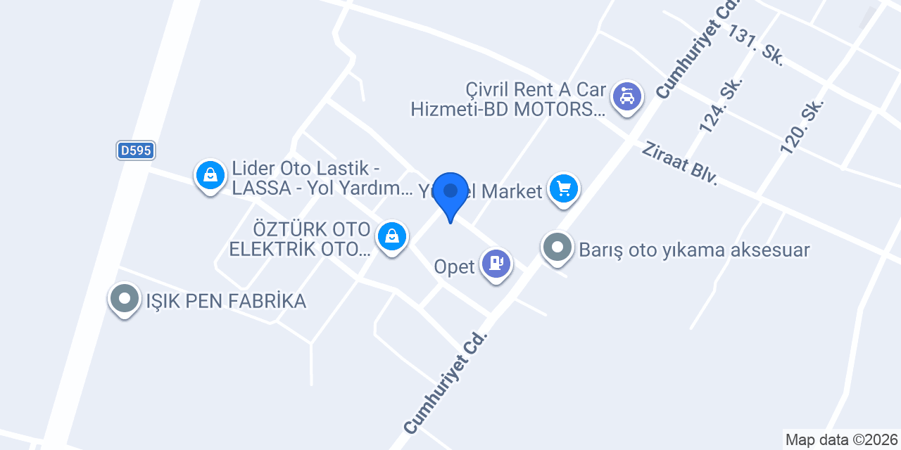 Emir auto Mithat Urhan Çivril konumu