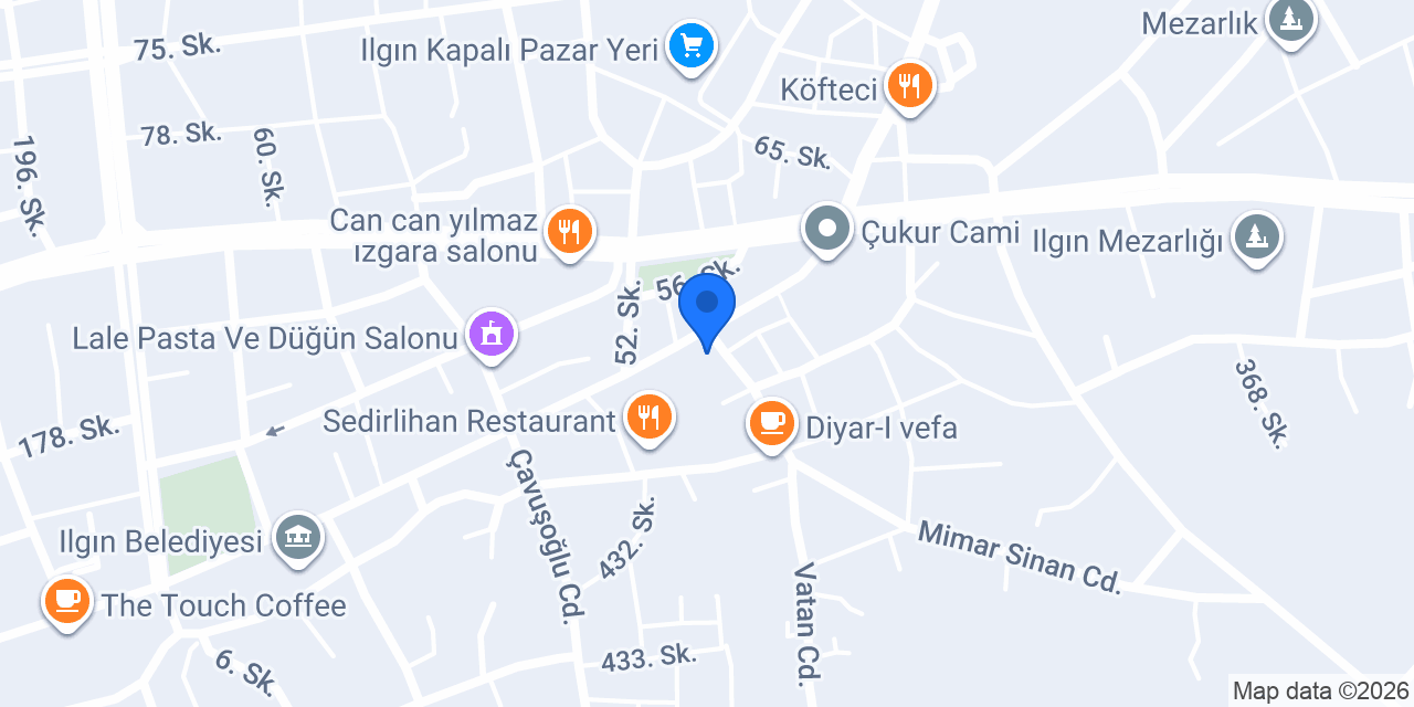 Dutlu Kahve Ilgın konumu