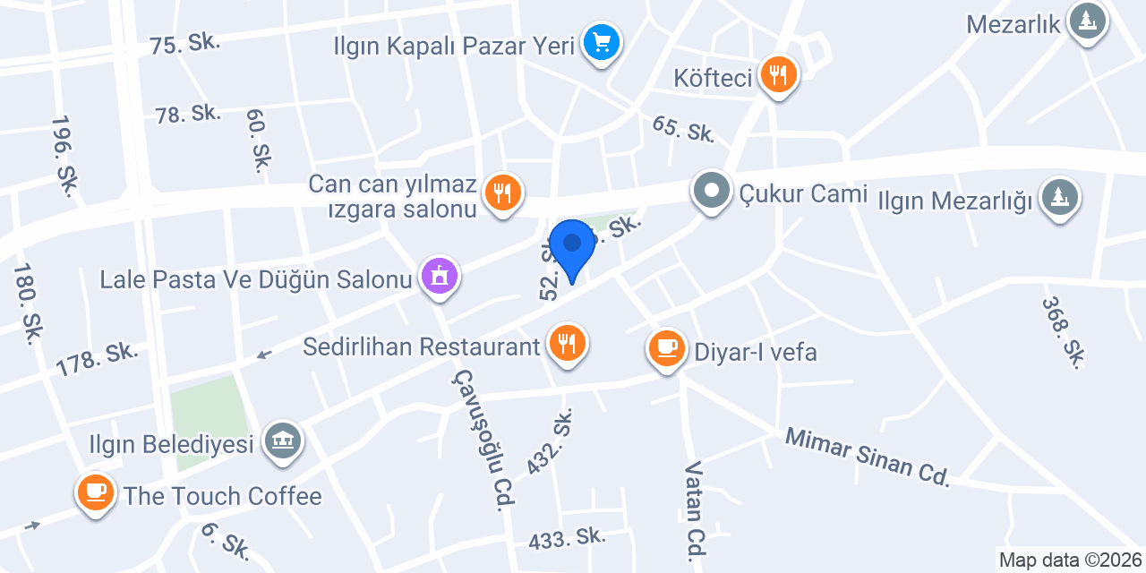 Ilgın Kırtasiye konumu