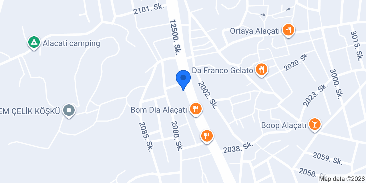 Aral Turkuaz Hotel Alaçatı konumu
