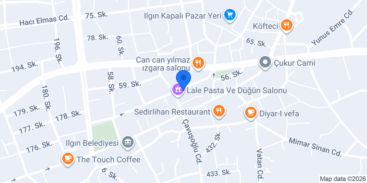 İşler Kitabevleri Konya Ilgın Şube konumu