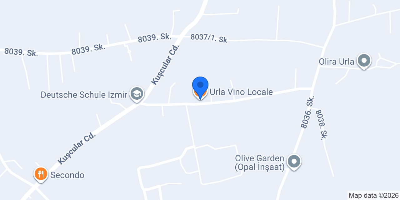 Urla Vino Locale konumu