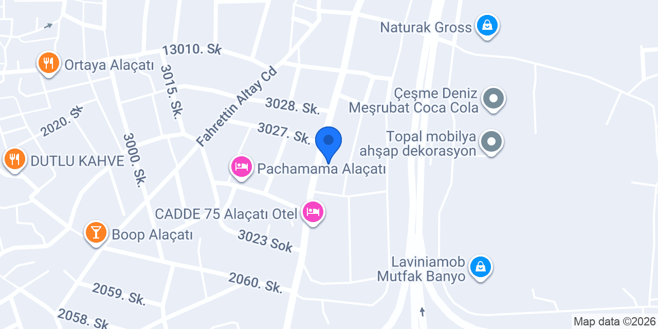 Bel Canto Alaçatı Hotel konumu