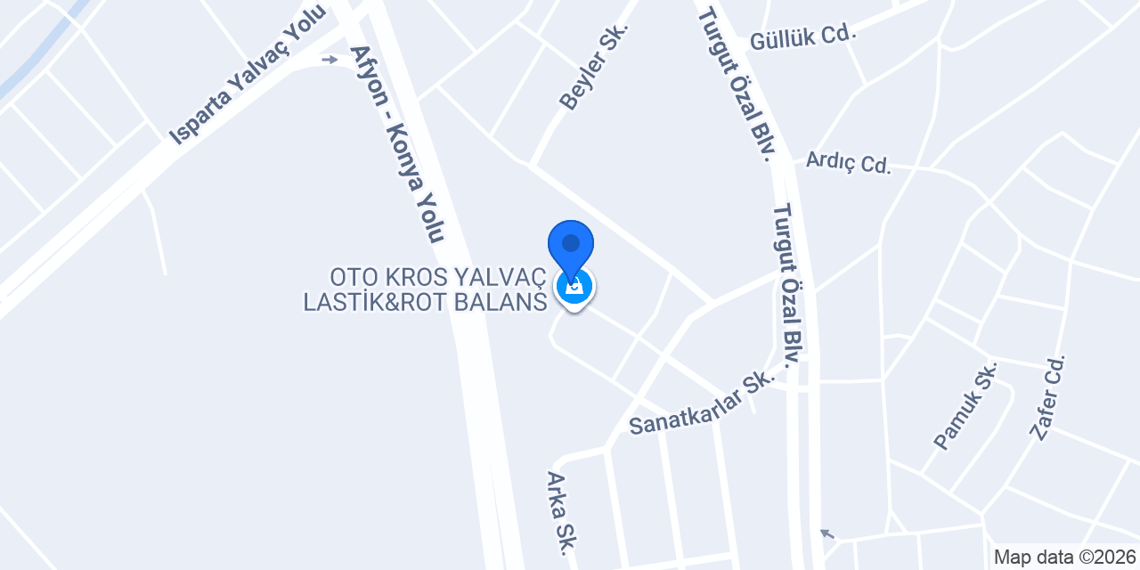 AKKAŞ MOBİLYA & DEKORASYON YALVAÇ konumu