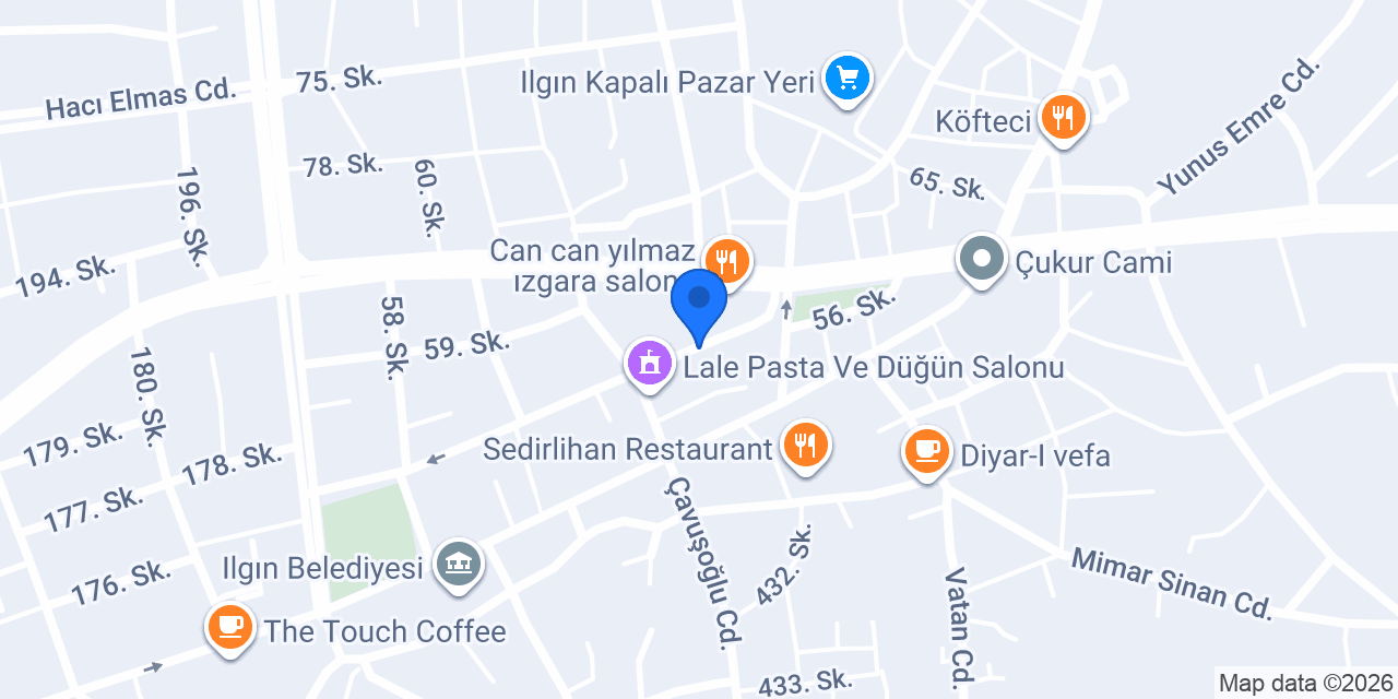 Yücel Lahmacun & Etliekmek Salonu (ILGIN) konumu