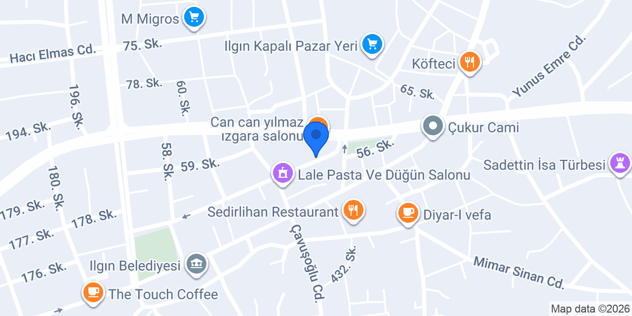 Şimşek elektrik konumu