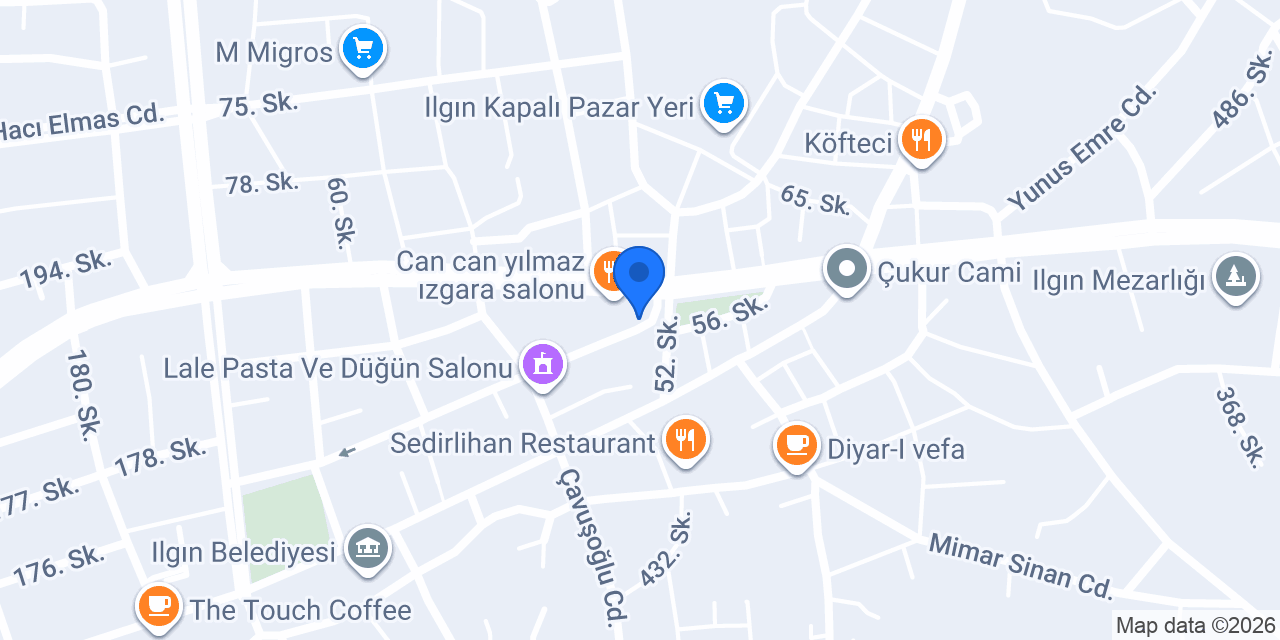 Çarşı Cafe konumu