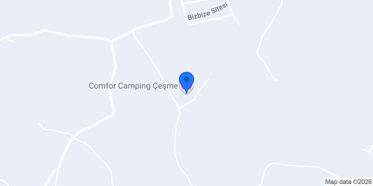 Comfor Camping Çeşme konumu