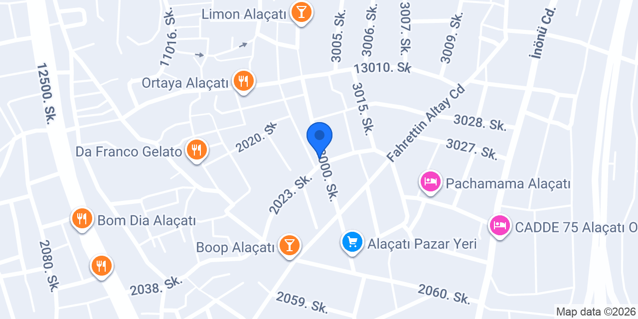Pizzeria Alla Torre Alaçatı konumu