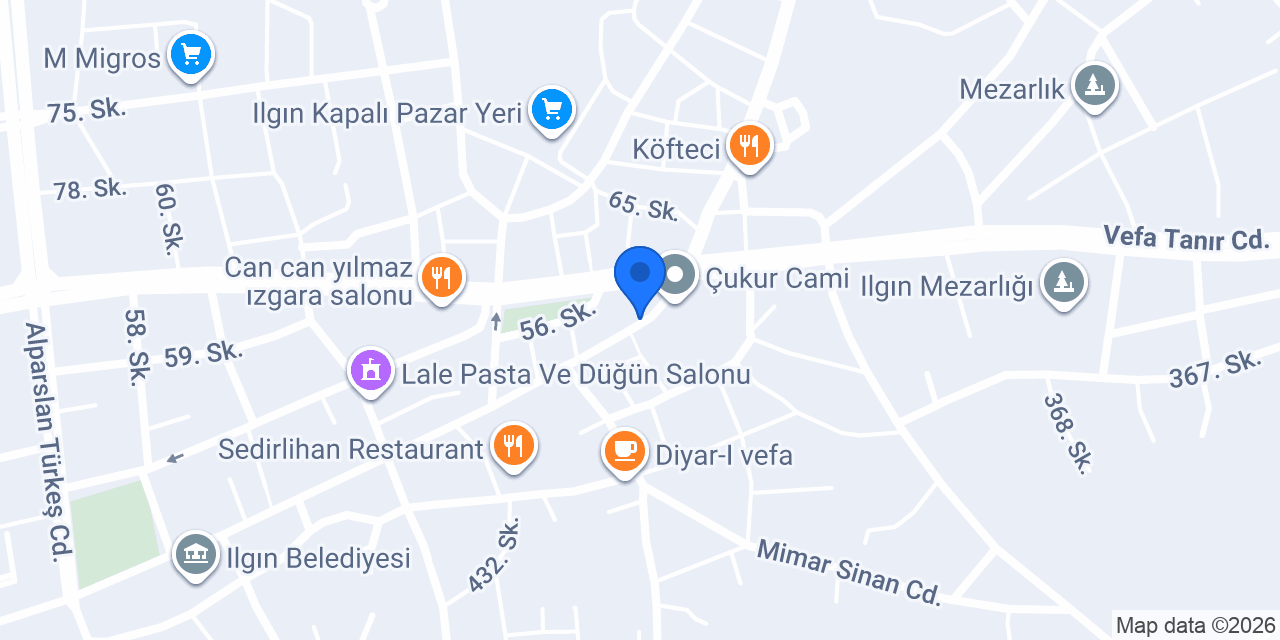 BiDoner -ızgara Salonu konumu