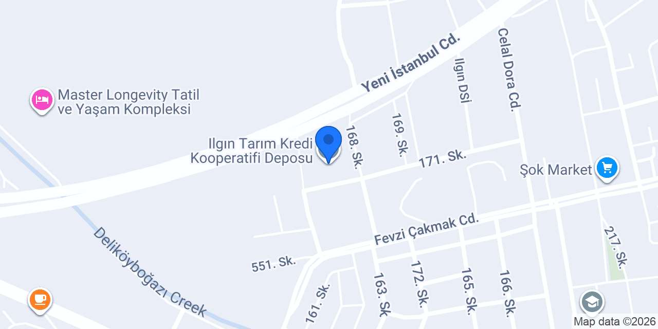 Ilgın Tarım Kredi Kooperatifi Deposu konumu