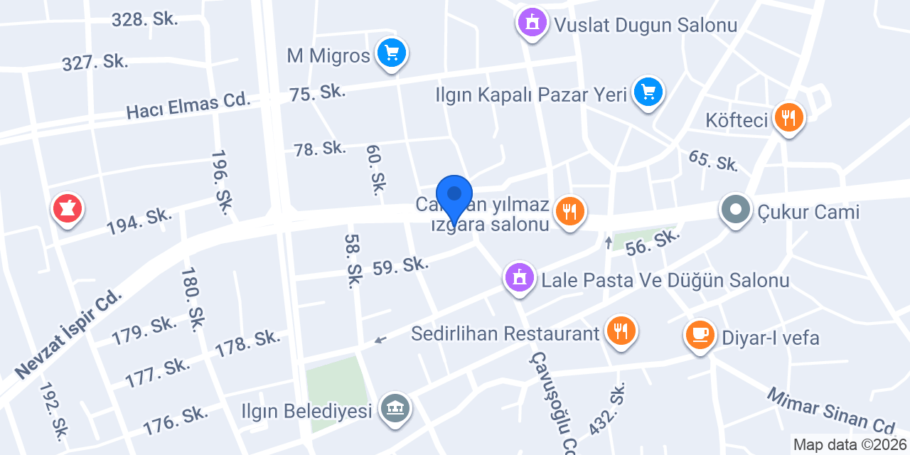 Ptt-ılgın konumu