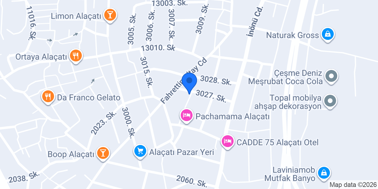 Als Alaçatı konumu