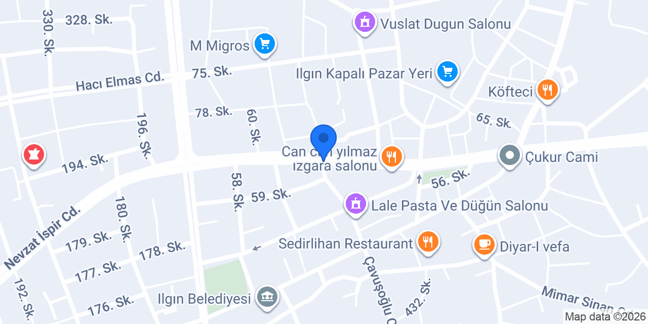 Merve Çorba salonu konumu