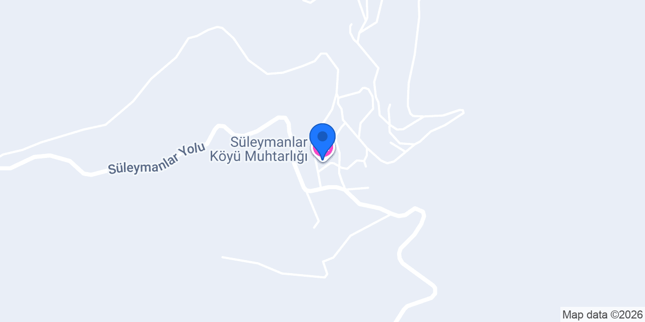 Süleymanlar Köyü Muhtarlığı konumu