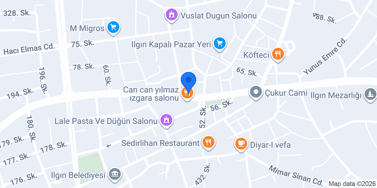 DenizBank Ilgın Şubesi konumu