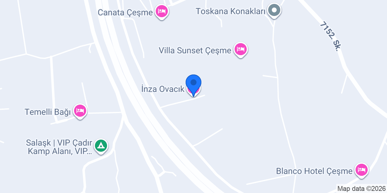 İnza Ovacık konumu