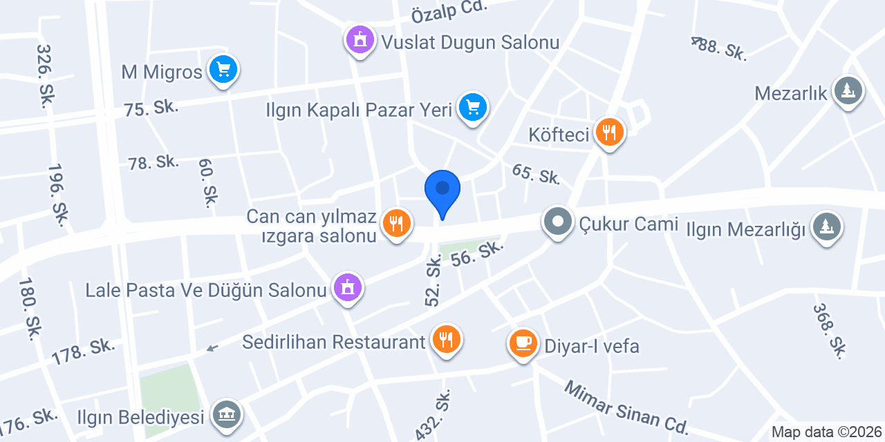 Loftdekor Mimarlik konumu