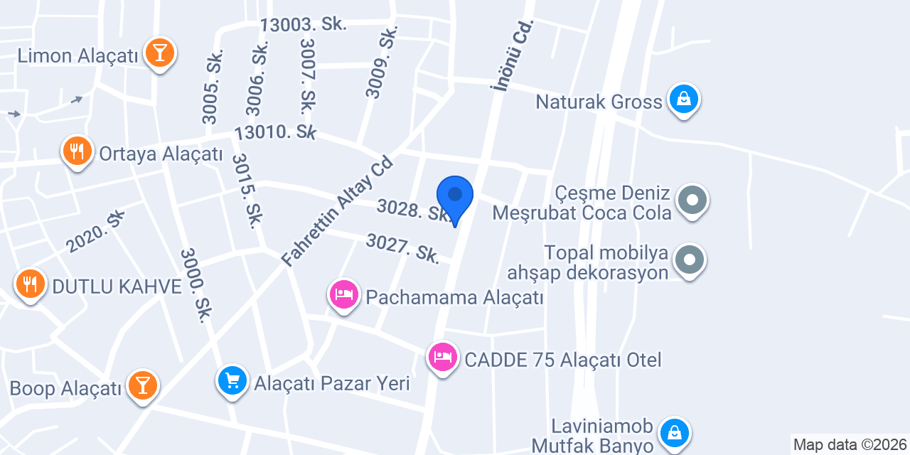 Alaçatı Villa Fora Hotel konumu