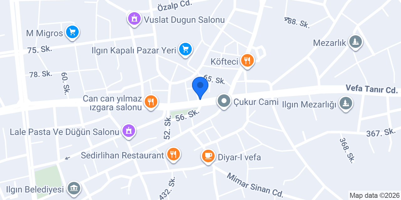 Terzi yasin koçak konumu