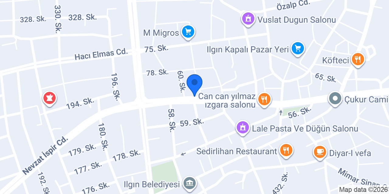 Emine Esen Diş Kliniği konumu