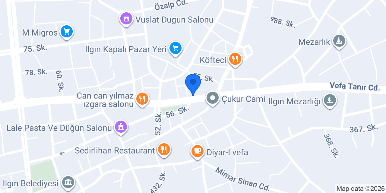 ŞERAFETTİN DANACI MUHASEBE MÜŞAVİRLİK konumu