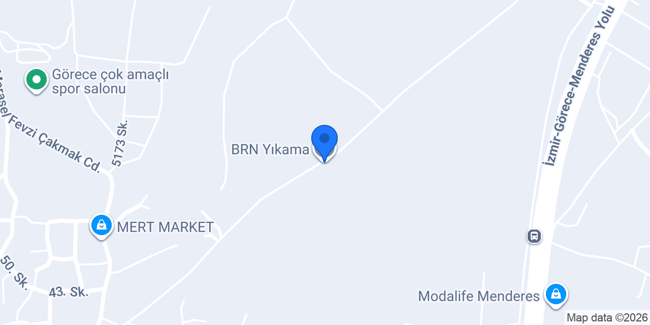 BRN Yıkama konumu