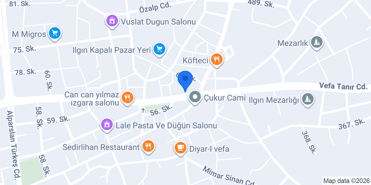 Yayla Kuaför konumu