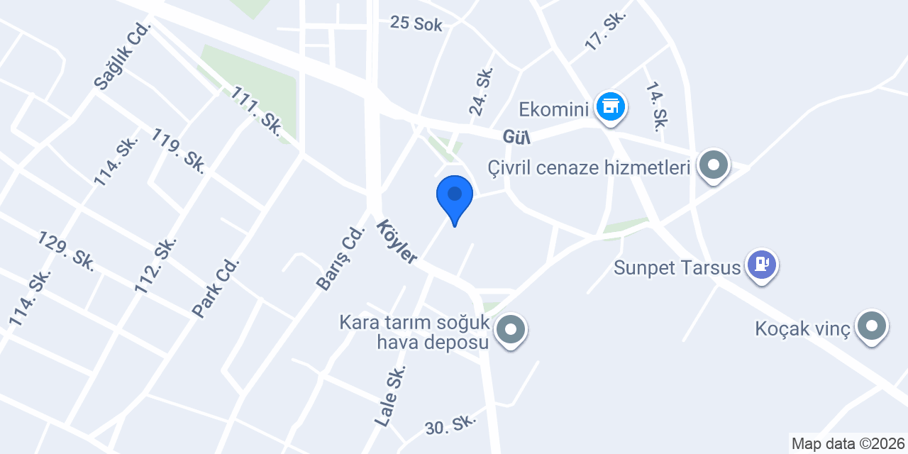 Tekin Ticaret konumu