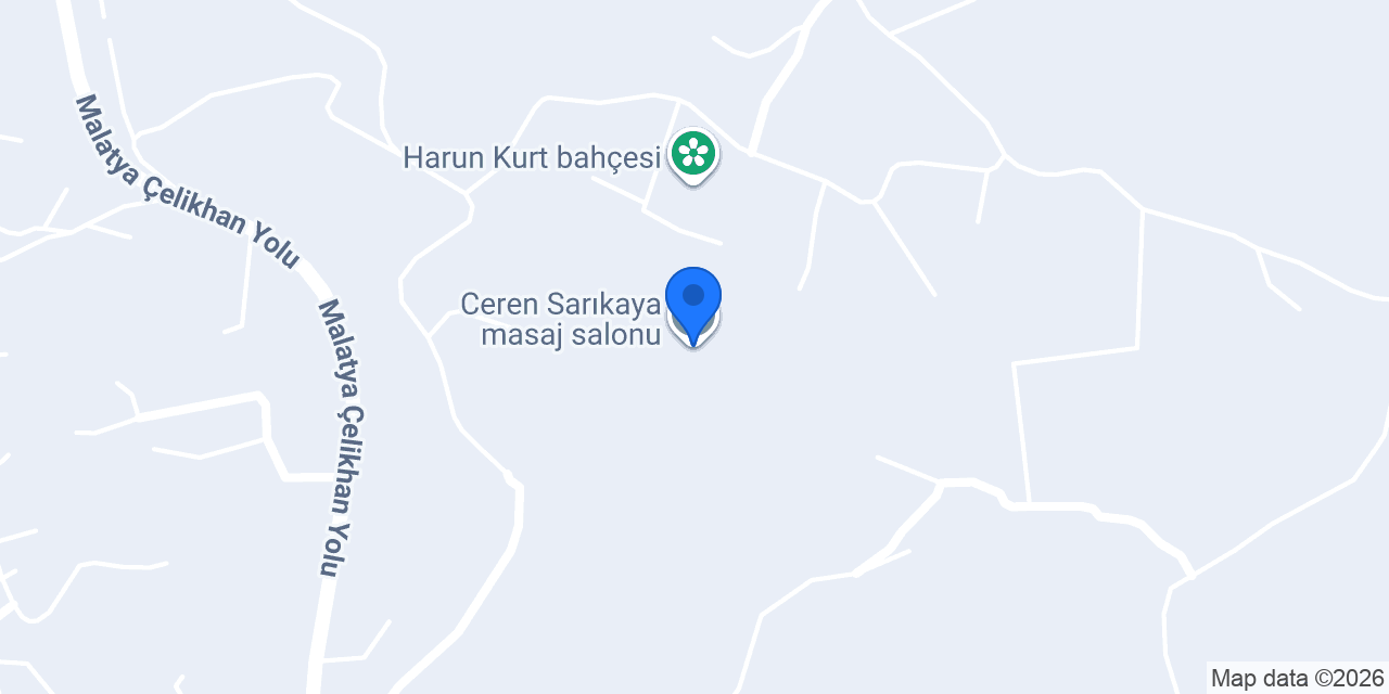 Ceren Sarıkaya masaj salonu konumu