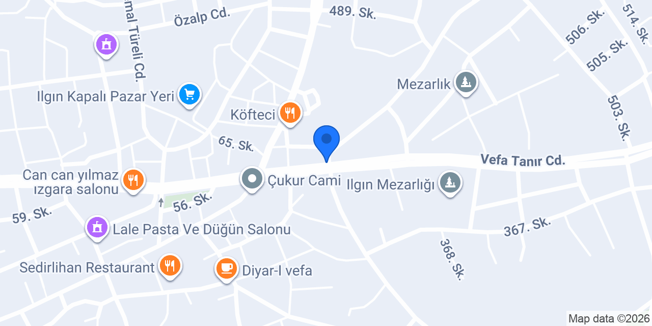 Ustaoğlu Veterinerlik konumu