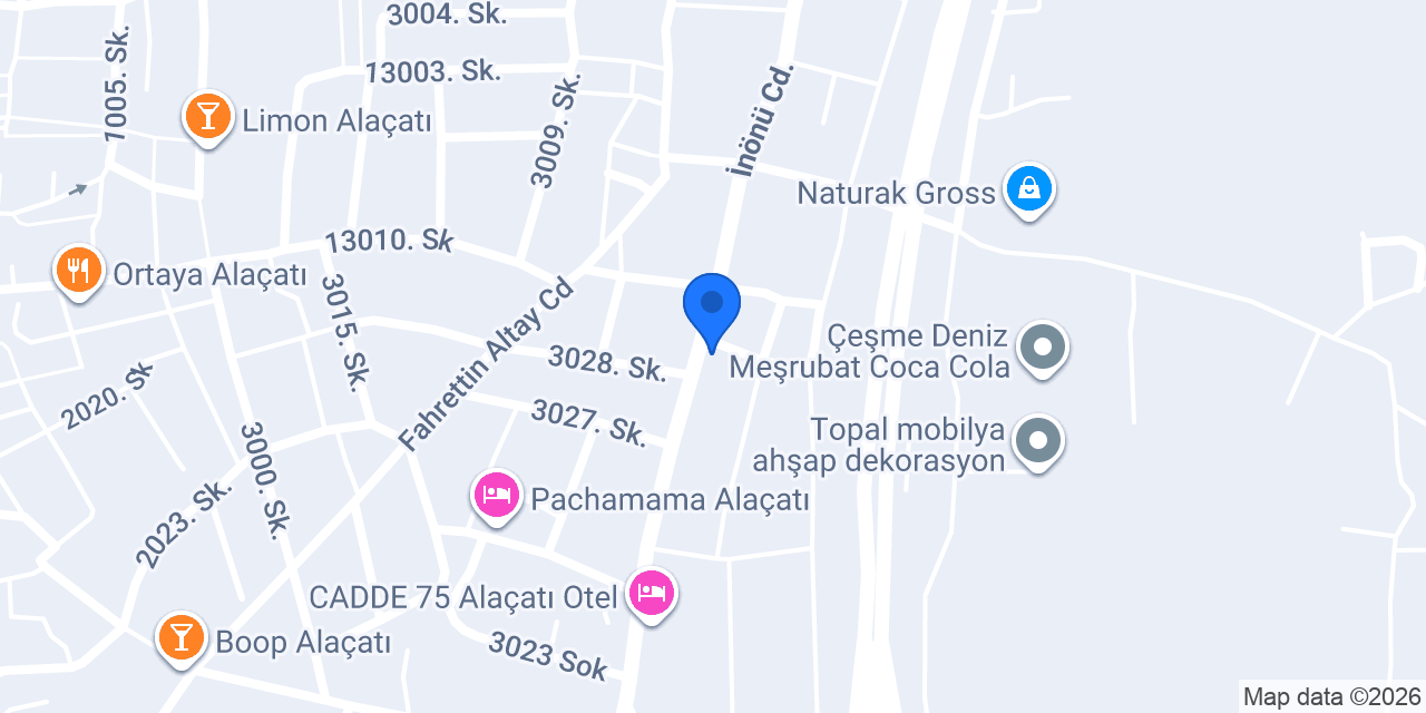 NAR'LI KONAK ALAÇATI OTEL konumu
