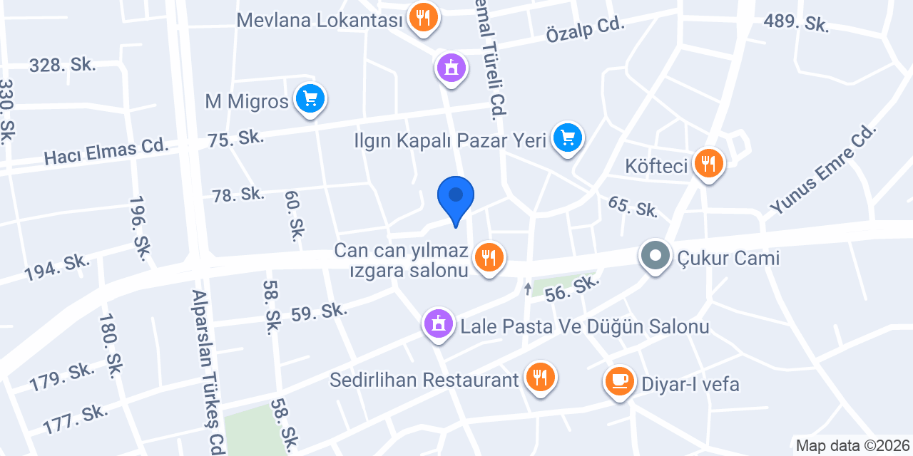 ılgın öğretmenevi konumu