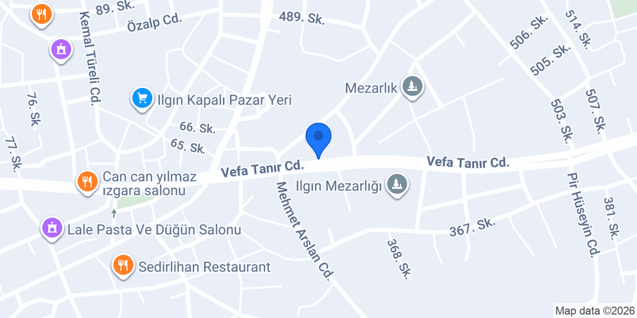 SEBİL ÜNLÜ MÜHENDİSLİK konumu