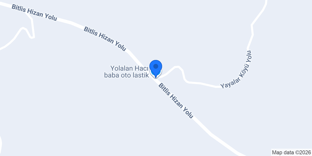 Yolalan Hacı baba oto lastik konumu