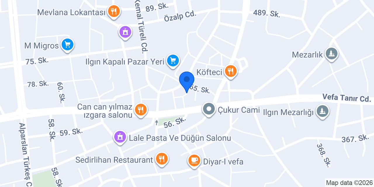 KARAM ERKEK KUAFÖR SALONU konumu