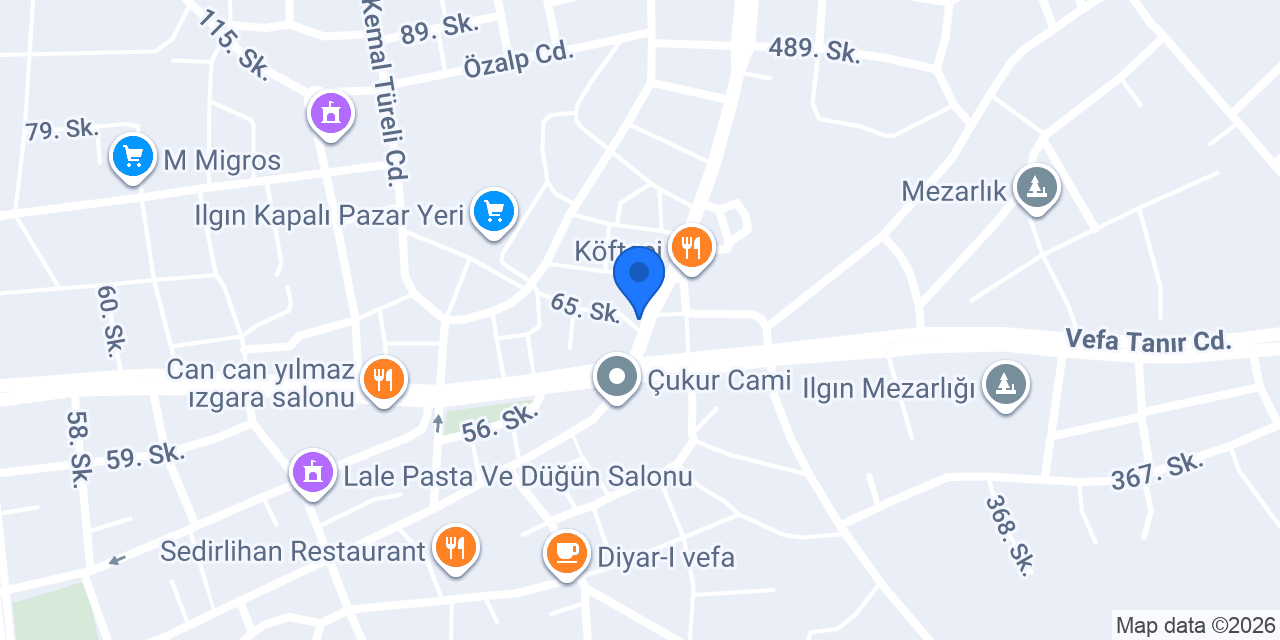 Akgündüz Optik konumu