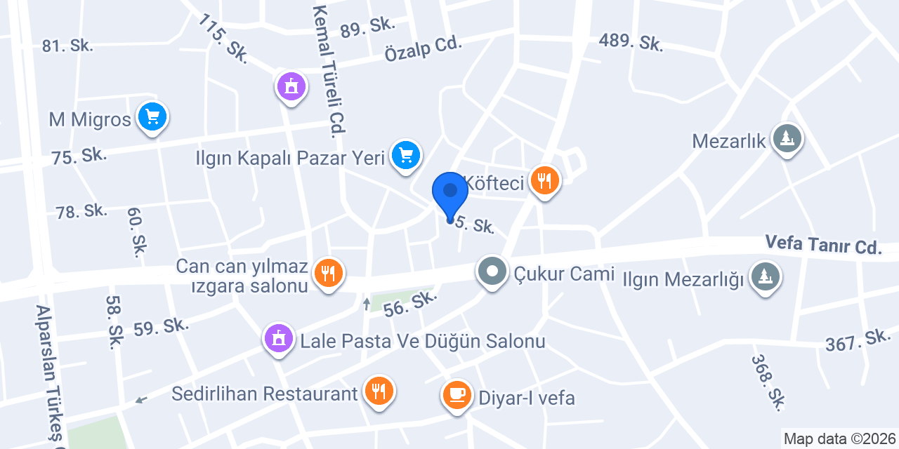 Dostlar Etli Pide konumu