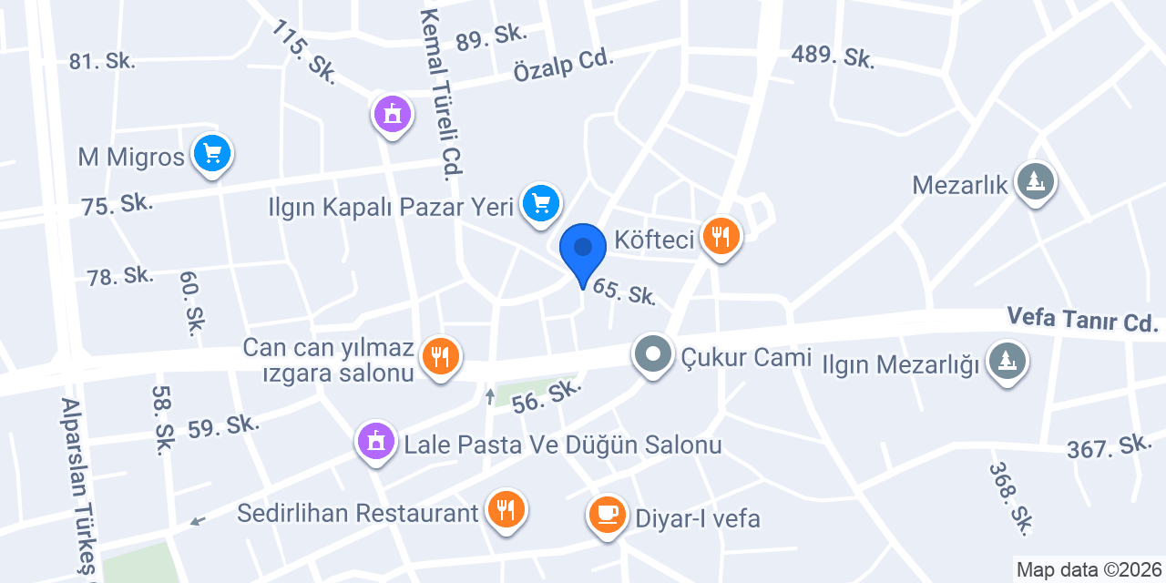 ONUR AV VE MKE BAYİİ konumu