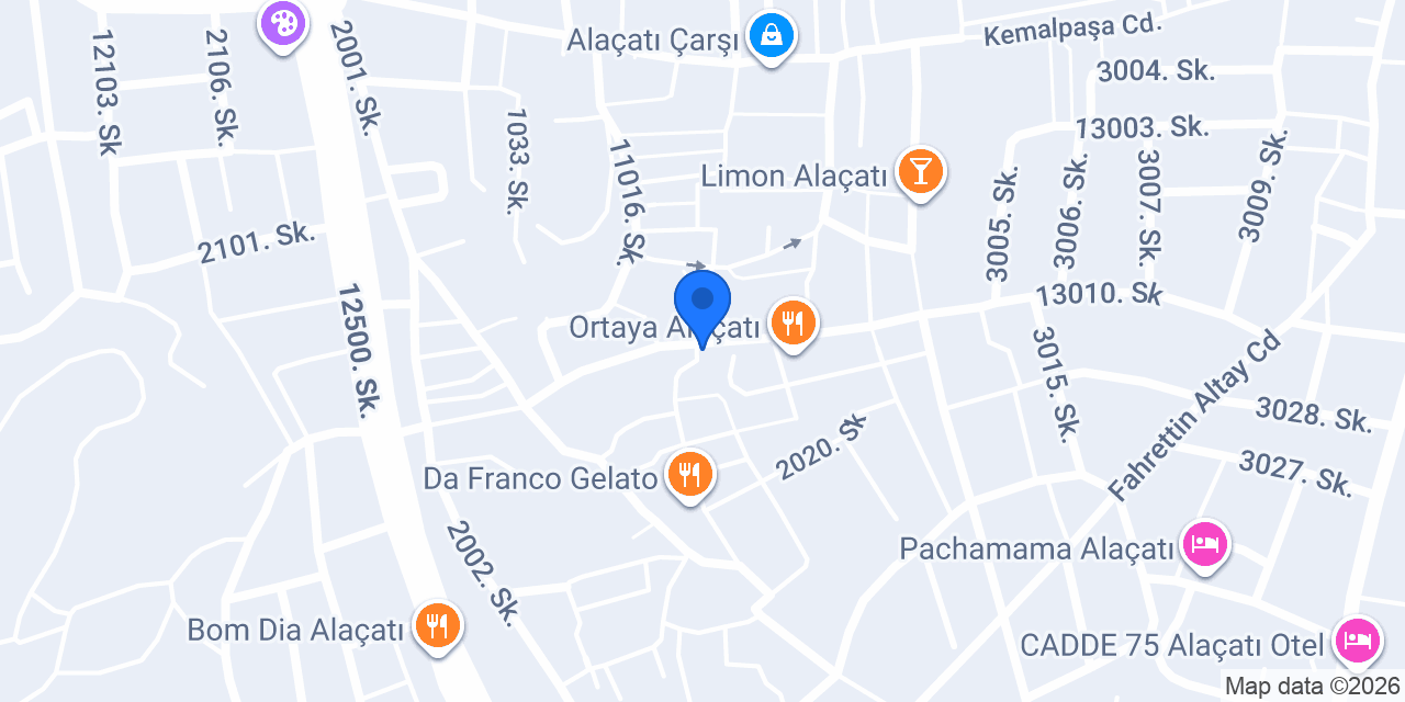 OCTOBAR ALAÇATI konumu