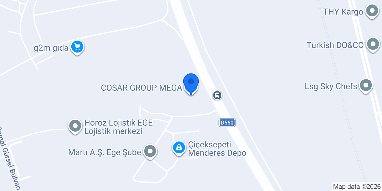 COSAR GROUP MEGA konumu