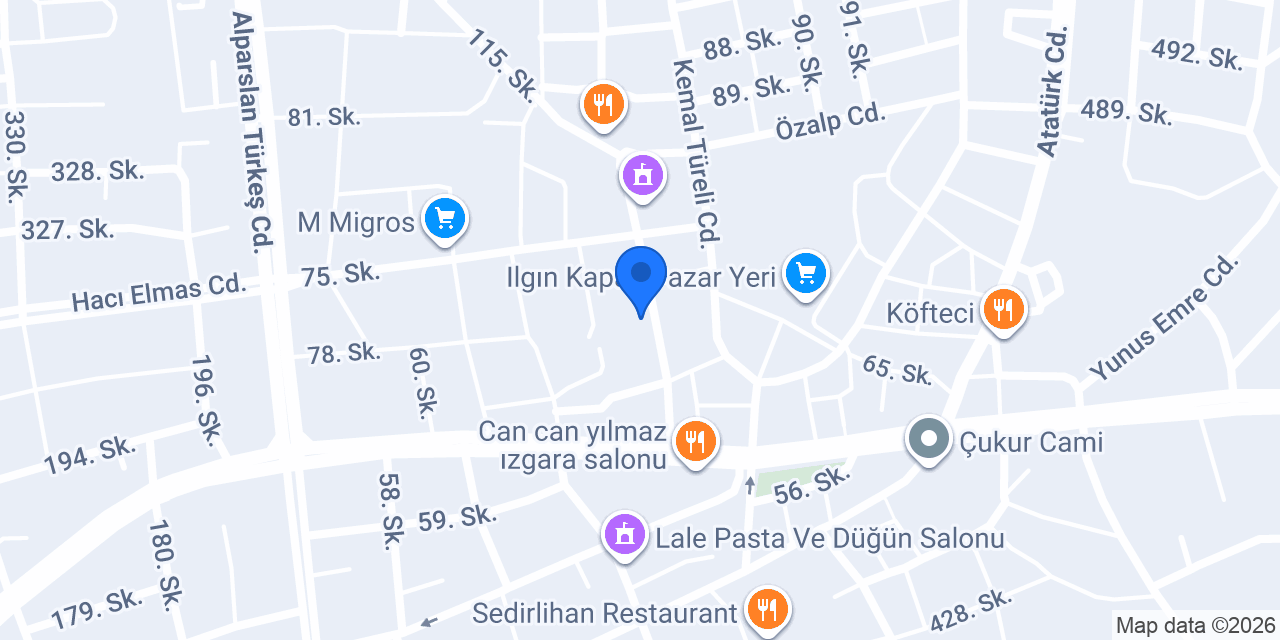 ÇINAR GİYİM konumu