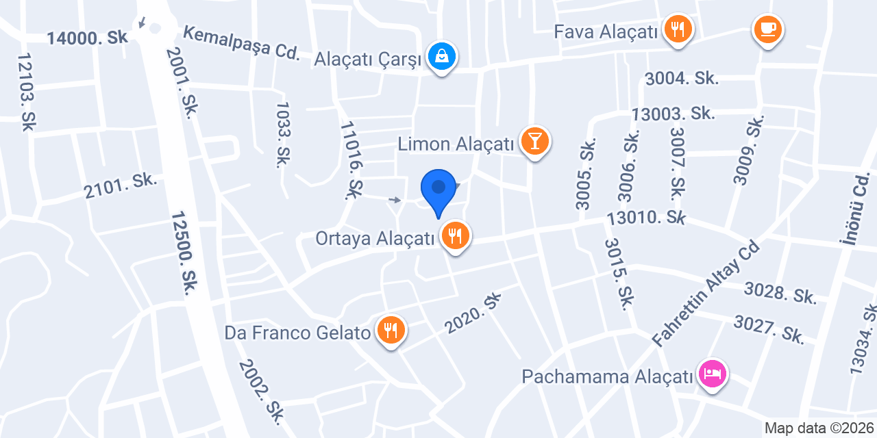 Alçe Ekmekçilik konumu