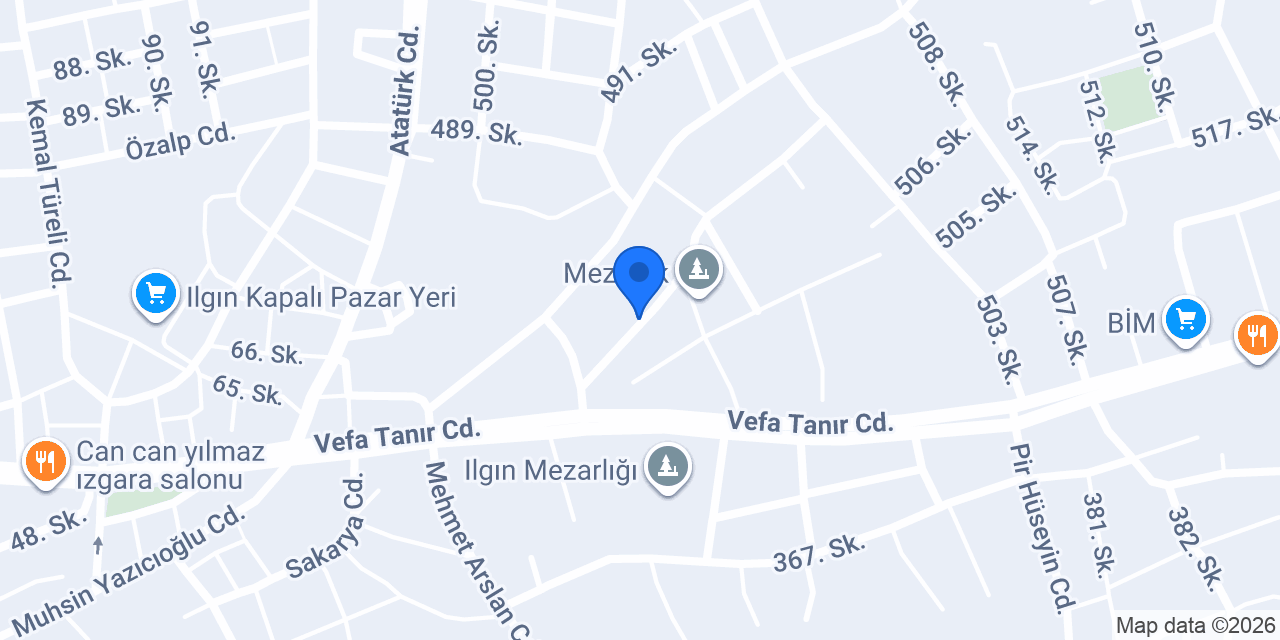 Batuhan Oto Yıkama konumu